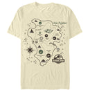 Men's Jurassic Park Isla Nublar Map T-Shirt