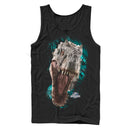 Men's Jurassic World Red-Eyed Monster Tank Top