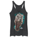 Women's Jurassic World Red-Eyed Monster Racerback Tank Top