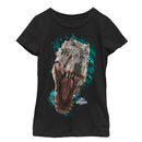 Girl's Jurassic World Red-Eyed Monster T-Shirt