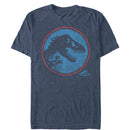 Men's Jurassic World Retro T. Rex Circle T-Shirt