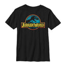 Boy's Jurassic World Color Outline Logo T-Shirt