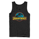 Men's Jurassic World Color Outline Logo Tank Top
