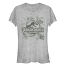 Junior's Jurassic World Fern Leaf Logo T-Shirt