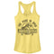 Junior's Jurassic World Park Open Logo Racerback Tank Top