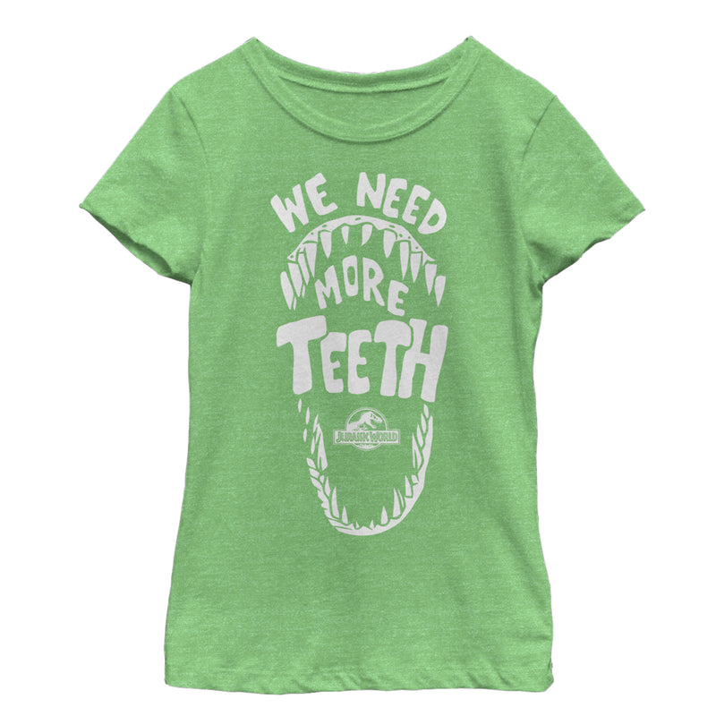 Girl's Jurassic World Need More Teeth T-Shirt