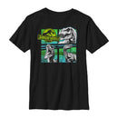 Boy's Jurassic World T. Rex and Velociraptors T-Shirt