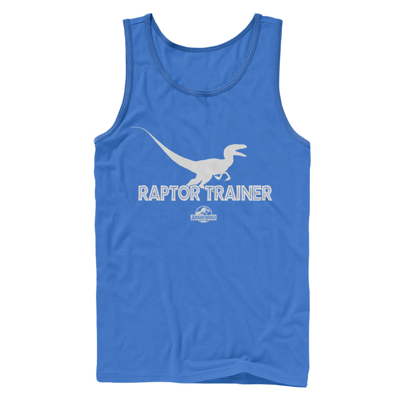 Men's Jurassic World Raptor Trainer Silhouette Tank Top