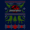 Boy's Jurassic World Ugly Christmas Print T-Shirt