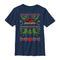 Boy's Jurassic World Ugly Christmas Print T-Shirt