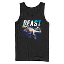 Men's Jurassic World Rex Beast Streak Tank Top