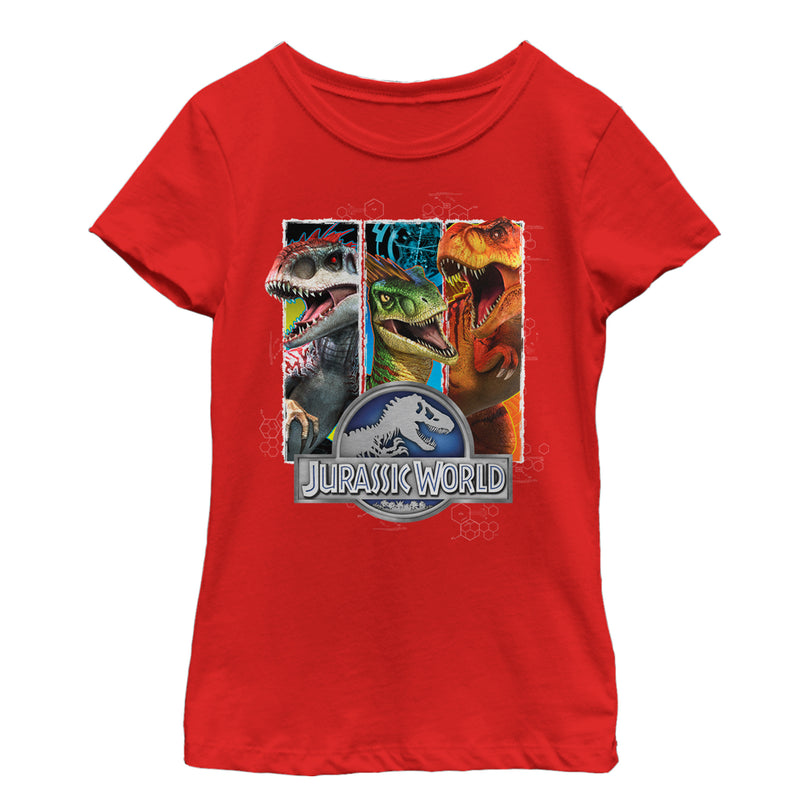 Girl's Jurassic World New Predator DNA T-Shirt