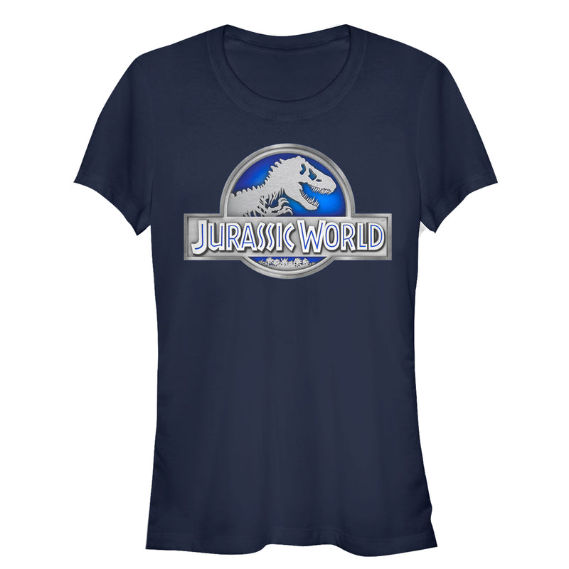 Junior's Jurassic World T. Rex Logo T-Shirt