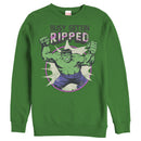 Men's Marvel Hulk Getting Ripped Sweatshirt