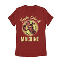 Women's Marvel Iron Man Train Like a Machine T-Shirt
