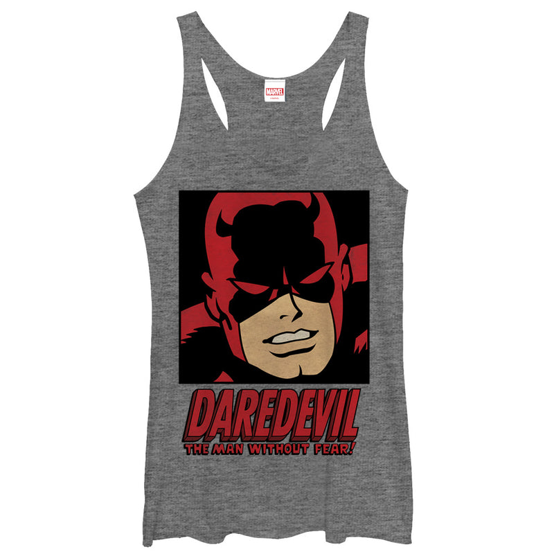 Women's Marvel Daredevil Man Without Fear Racerback Tank Top