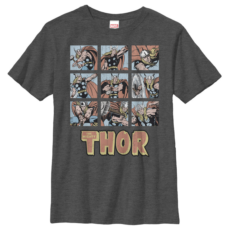 Boy's Marvel Classic Thor Battle Scenes T-Shirt