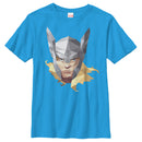 Boy's Marvel Geometric Thor Portrait T-Shirt