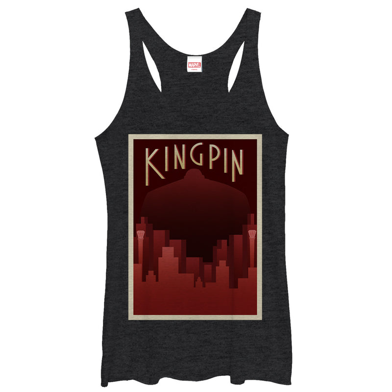 Women's Marvel Kingpin Wilson Fisk Racerback Tank Top