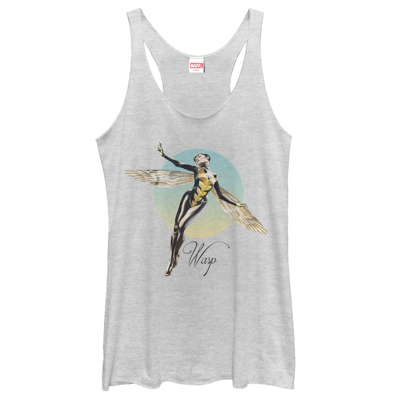 Women's Marvel Graceful Wasp in Flight Racerback Tank Top