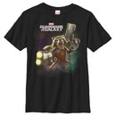 Boy's Marvel Guardians of the Galaxy Rocket Space T-Shirt