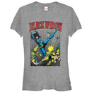 Junior's Marvel Black Widow Kick T-Shirt