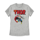 Women's Marvel Mighty Thor Hammer Swing T-Shirt