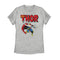 Women's Marvel Mighty Thor Hammer Swing T-Shirt