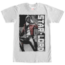Men's Marvel Guardians of the Galaxy Star Lord Spray Paint Print T-Shirt