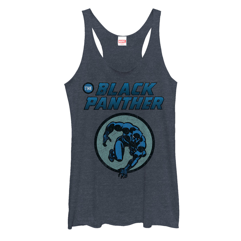 Women's Marvel Black Panther Leap Racerback Tank Top