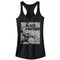 Junior's Marvel Black Panther Chalk Print Racerback Tank Top