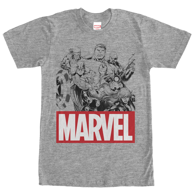 Men's Marvel Heroes Classic Logo T-Shirt