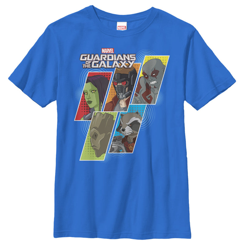 Boy's Marvel Guardians of the Galaxy Panels T-Shirt