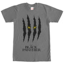 Men's Marvel Black Panther Scratch Print T-Shirt