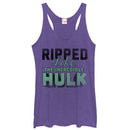 Women's Marvel Ripped Like the Hulk Racerback Tank Top