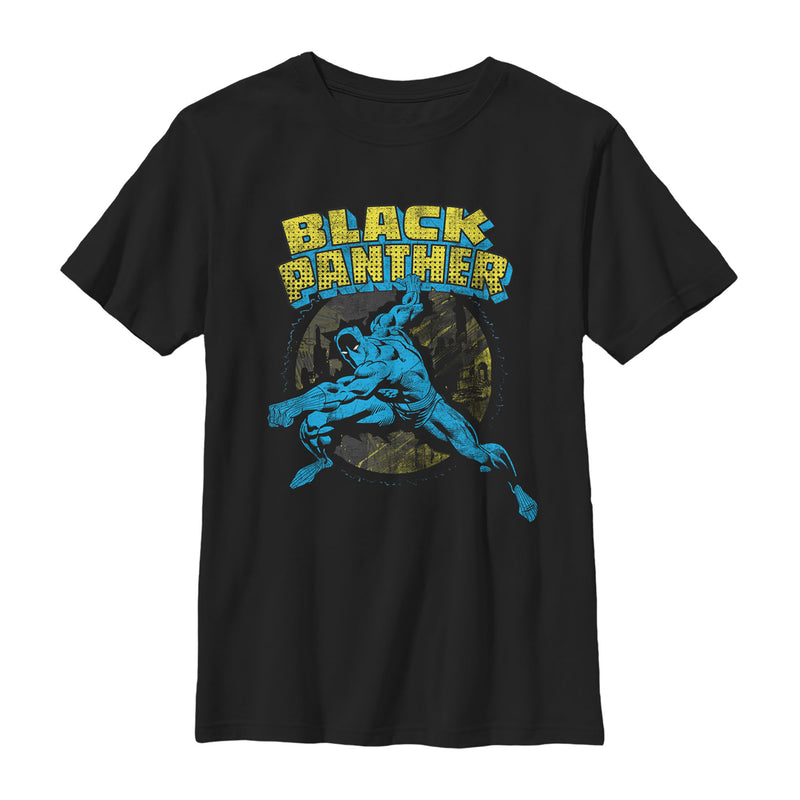 Boy's Marvel Black Panther Retro T-Shirt