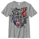 Boy's Marvel Avengers in Color T-Shirt