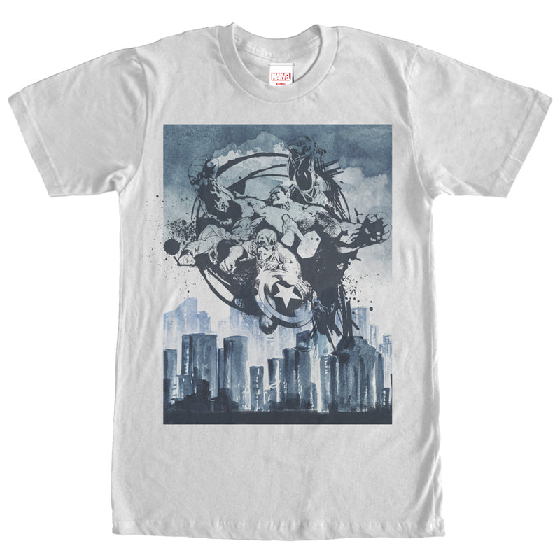 Men's Marvel Avengers City Graffiti T-Shirt