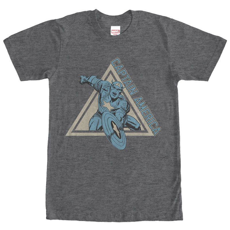 Men's Marvel Triangle Captain America T-Shirt