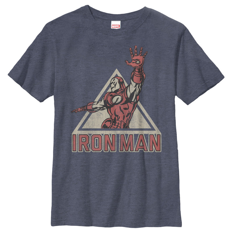 Boy's Marvel Triangle Iron Man T-Shirt
