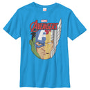 Boy's Marvel Avengers Face Split T-Shirt