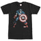 Men's Marvel Captain America Kaleidoscope T-Shirt