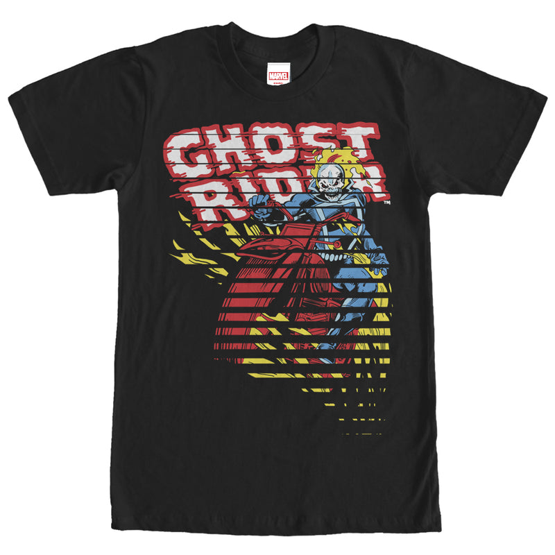 Men's Marvel Ghost Rider Stripe T-Shirt