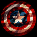 Men's Marvel Captain America Shield Flag T-Shirt