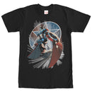 Men's Marvel Captain America Wings T-Shirt