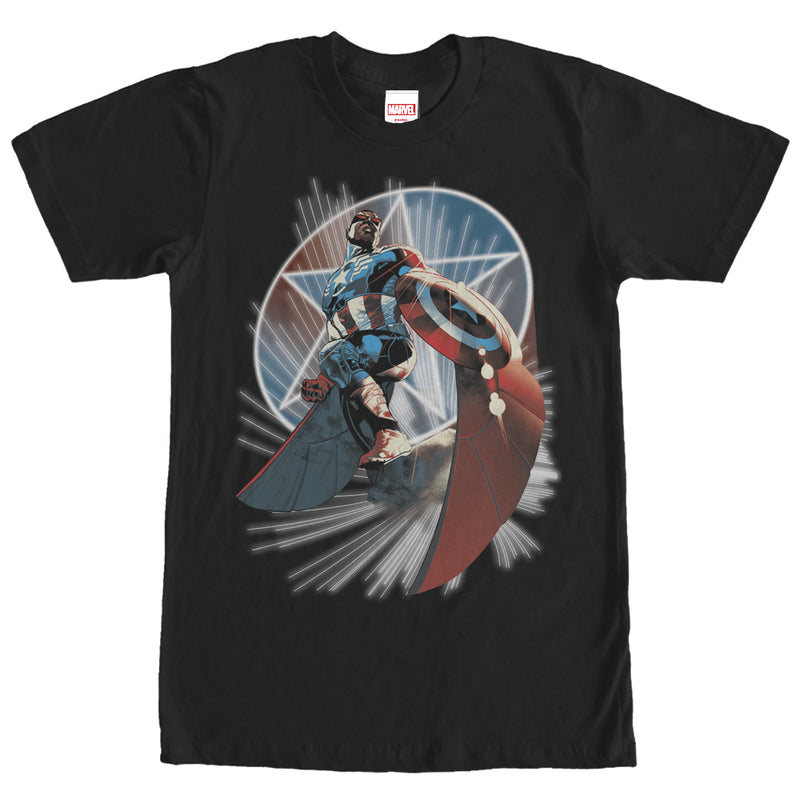 Men's Marvel Captain America Wings T-Shirt