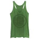 Women's Marvel Hulk Fist Racerback Tank Top