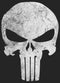Men's Marvel Punisher Retro Skull Symbol Pull Over Hoodie