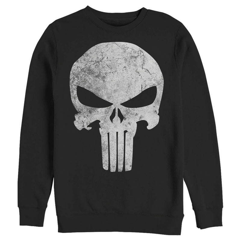 Men's Marvel Punisher Retro Skull Symbol Sweatshirt