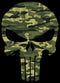 Men's Marvel Punisher Camo Skull Symbol Pull Over Hoodie